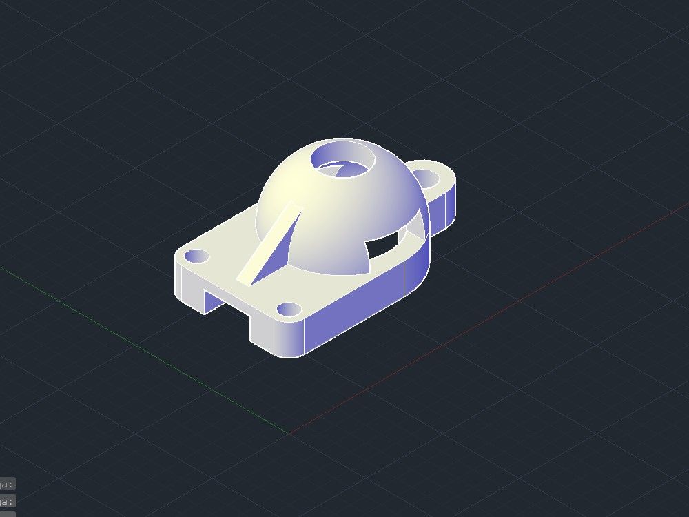 AutoCAD on screen