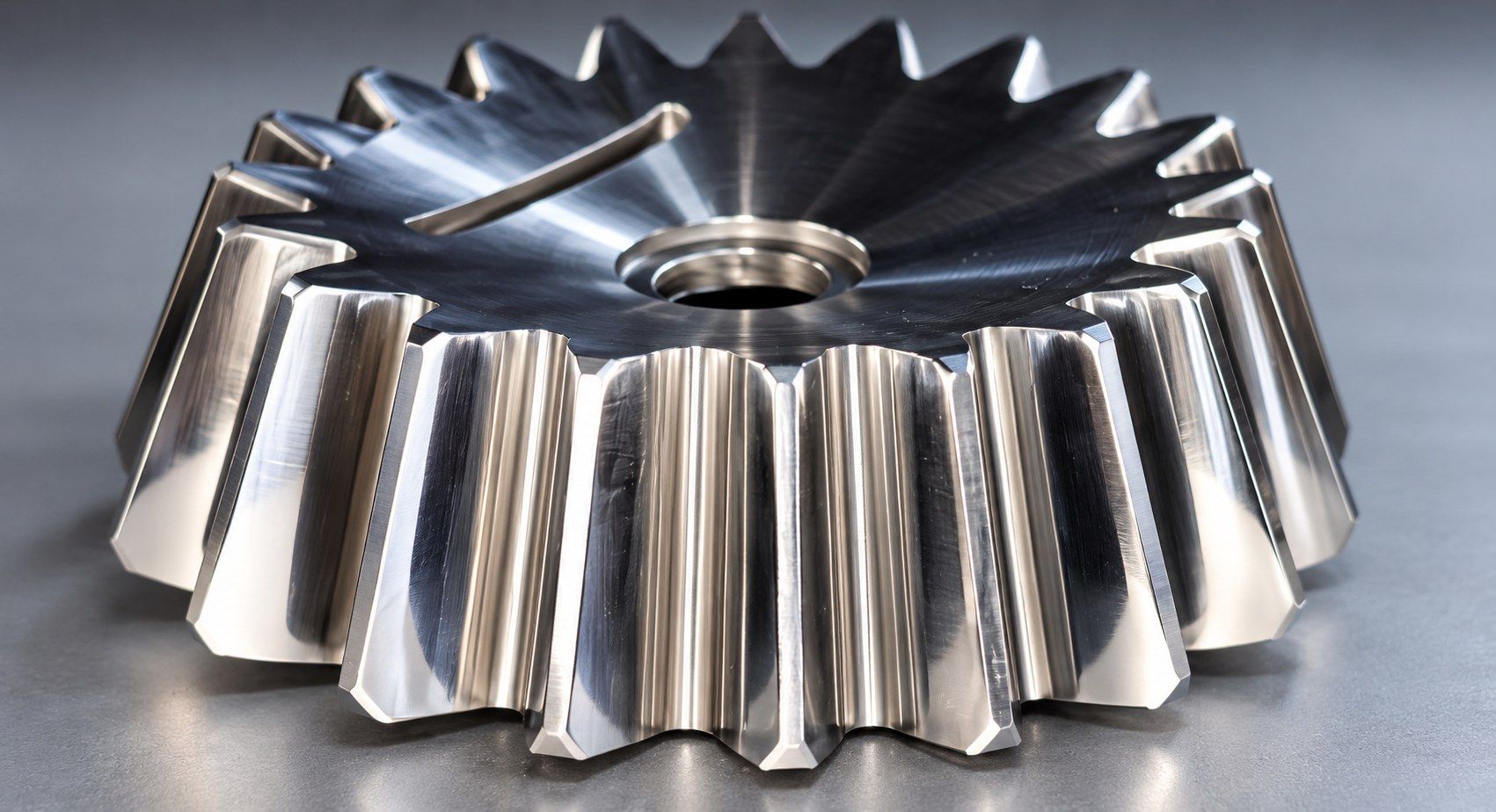 Machined bevel gear