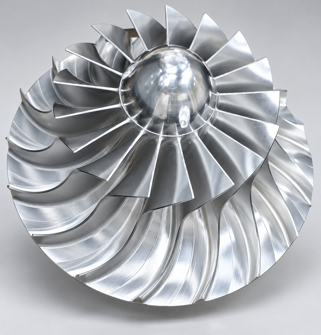 Machined multi-blade impeller
