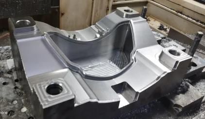 Machined housing on the shop floor